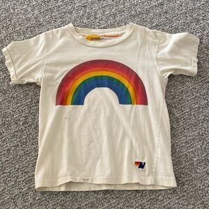 Kids Rainbow Aviator Nation Shirt